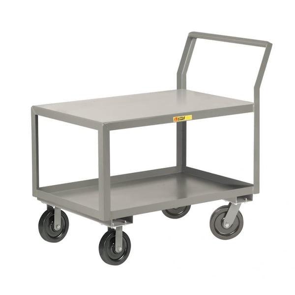 Little Giant Sloped Handle Heavy-Duty Utility Cart, 3600 lbs., Lip